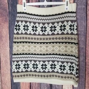 Knitted Sweater Pencil Skirt